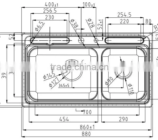 Model 28801 Functional Kitchen Basin Sink photo-2