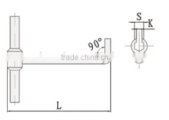T-Handle Wrench, Non-sparking Tools, Non-magnetic Tools, GS/FM/UKAS Certificate, ATEX Approved photo-3