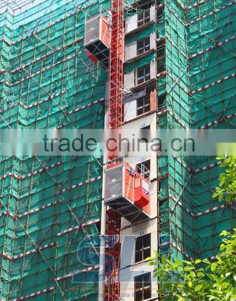 Zhengzhou Sincola mini construction elevator/construction elevator lifter/1 ton construction elevator For sale