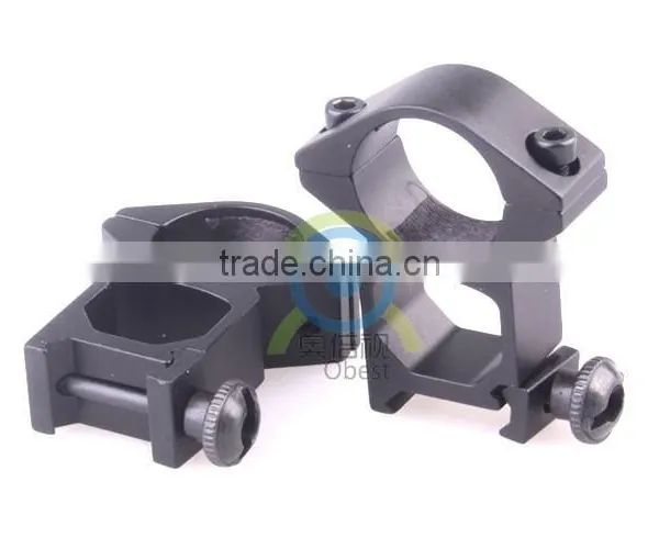 2 x High Profile See Through 25.4mm Scope Rings 21mm Picatinny Weaver Rail Mount photo-5