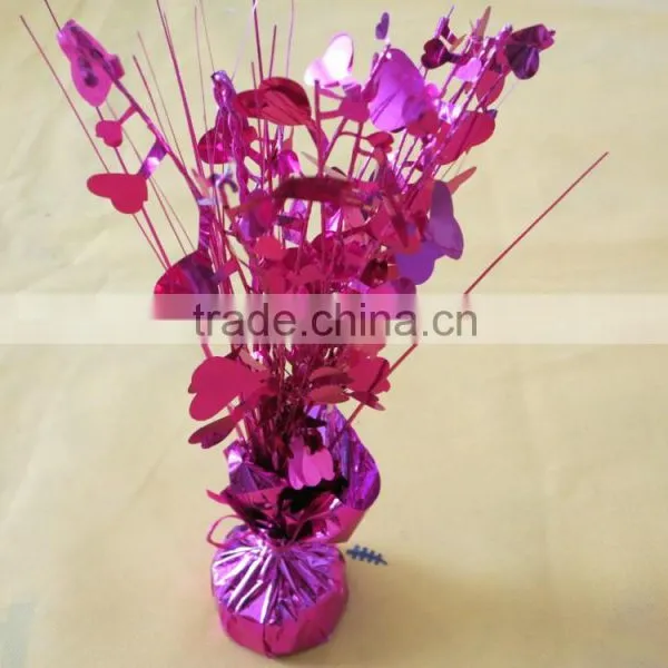 25cm PET Red Heart Flower Valentine's Day Centerpiece Decoration photo-2