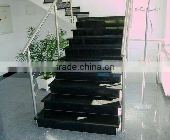 Hebei Black Granite Stairs
