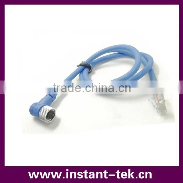 INST 3 Pin M12 Male Female 5amp Cable Connector photo-5