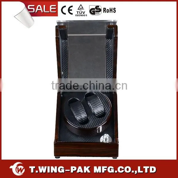 Wooden Watch Winders, Two Watches Display photo-2