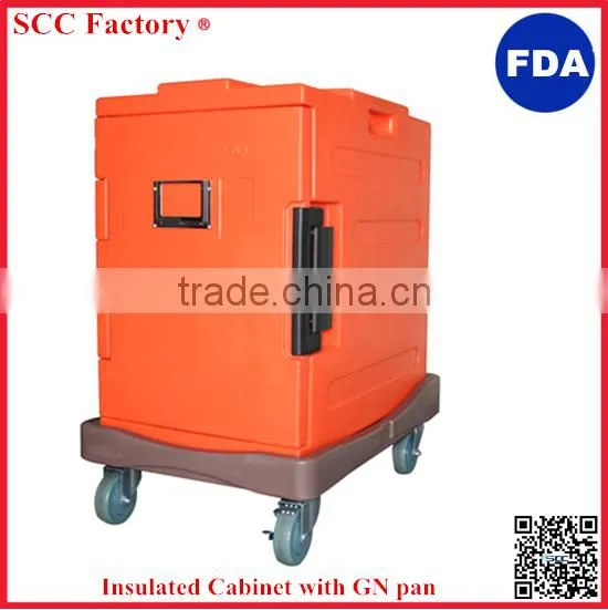 Hotel Meal Delivery Cart Hot and Cold Food Holding Insulated Cabinet photo-3