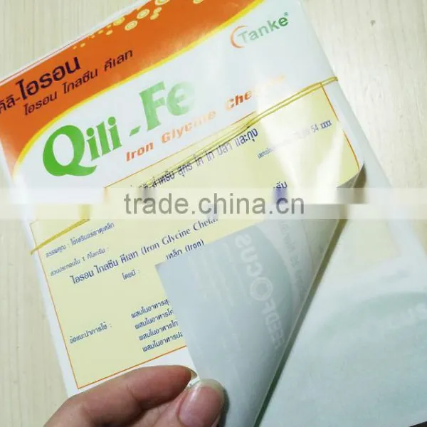 High Gloss A4 Size Pressure Sentitive Lables Stickers in Sheet