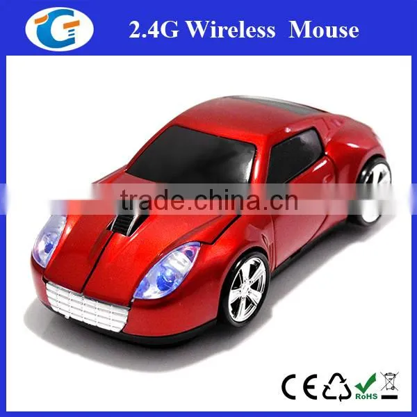 2.4ghz Sport Car Shaped Wireless Optical Mouse photo-5