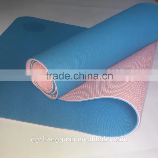 Tpe Eco Yoga Mat Double Side Color Yoga Mat Eco Yoga Mat With Logo photo-3