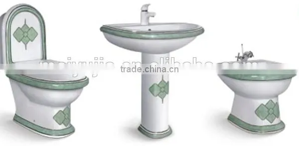 Ceramics Sanitary Ware Washdown 2 Pcs Toilet,Ceramic Bathroom Pedestal Basin photo-4
