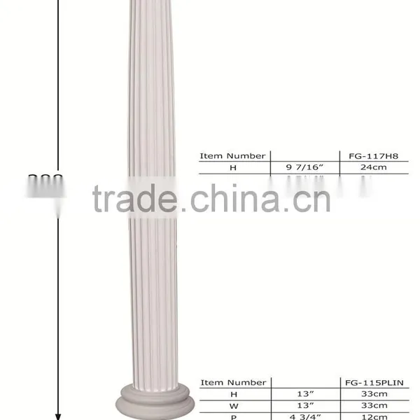2016 High Quality Good Price Beautiful Polystyrene Crown Roman Column for Sale photo-4