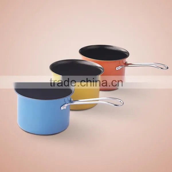 8863 BAKEST 4 Inch Mini Carbon Steel Milk Cuisine Pan/non-stick Chocolate Melting Pot/high Quality Cooking Tools photo-2