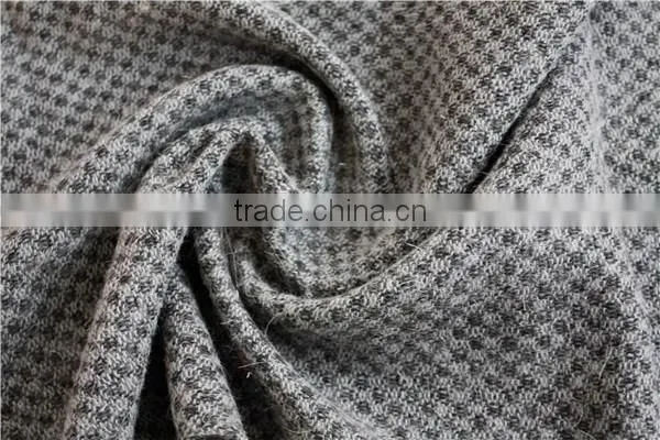 Black and Grey Wool Scarf photo-4