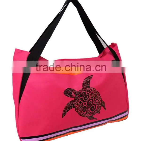 600D Polyester Silk Printing Shoulder Shopping Bag photo-2