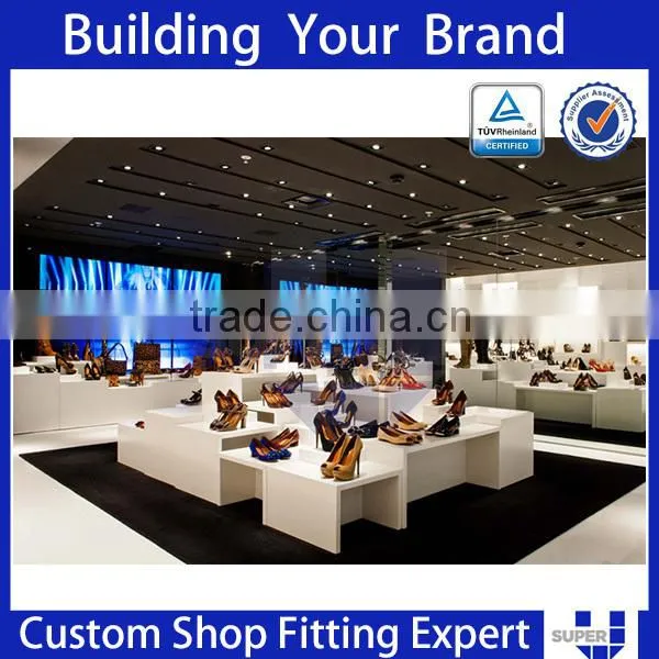 2016 New Design Wooden Step Display Shoes Furnitures for Stores photo-5