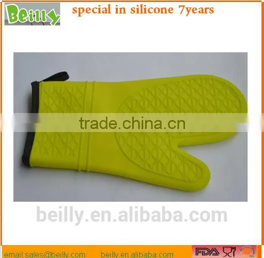 BBQ Grilling Heat Resistantsilicon Glove Custom Logo Silicone Hot Pads Gloves photo-3