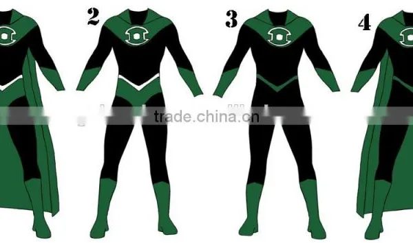 Wholesale Avengers Superhero Costumes Cool Cosplay Green Lantern Costume for Adults Quality Choice photo-4