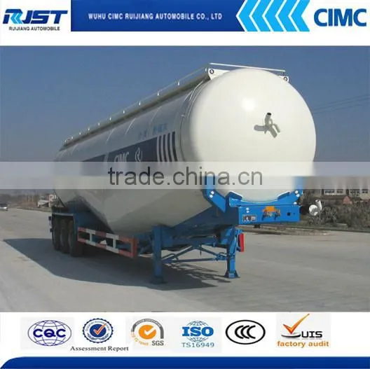 CIMC 60m3 3 Axle Bulk Cement Tank Semi Trailer photo-3