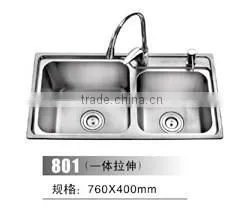 Cheap Price Two Bowls Stainless Steel Sink photo-4