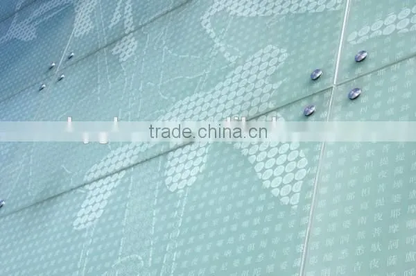 Decorative Printed Glass Tempered Architectural Glass Price m2 photo-3