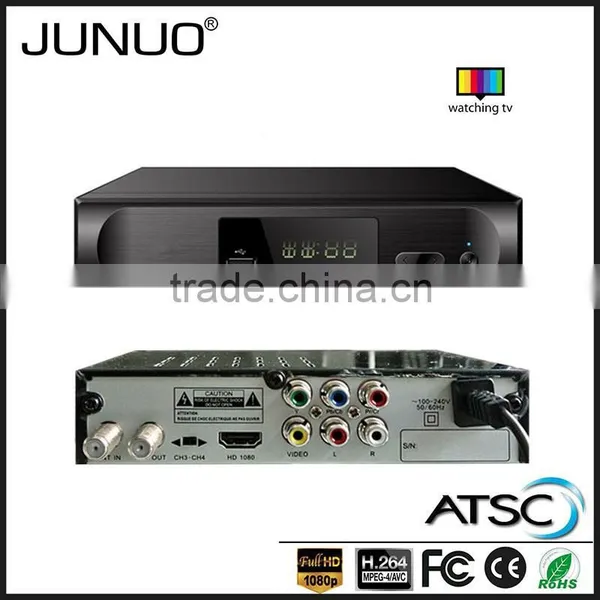 JUNUO China Manufacture 2016 New OEM Quality Mstar Full HD Mpeg4 Mexico ATSC Digital tv Decoder Set Top Box photo-2