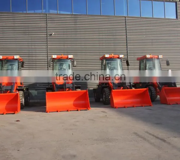 Farm Tractor 1t Mini Wheel Loader With Joystick and Air Condition for Sale photo-5