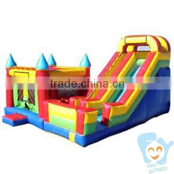 Inflatable Bouncer Slide 0.55mm Pvc Tarpaulin Inflatable Bouncer Combo