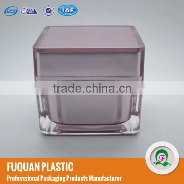50g Square Acrylic Cosmetic Cream Jar Supplier photo-3