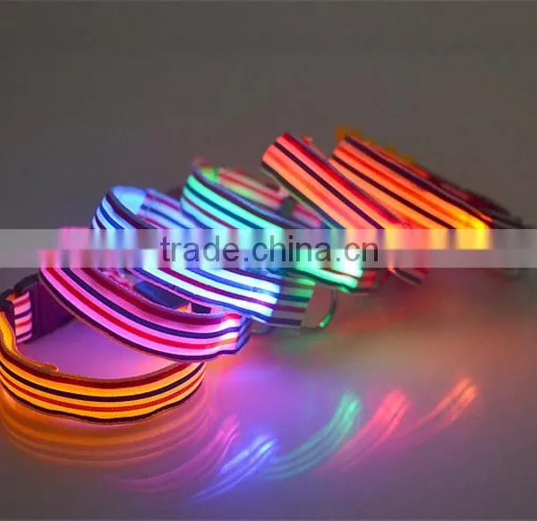 Dogs Puppy LED Flashing Collar Safety Night photo-5