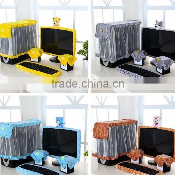 2016 Hot New Stylish Washable Family Full Set Computer Dust Cover/computer cover set