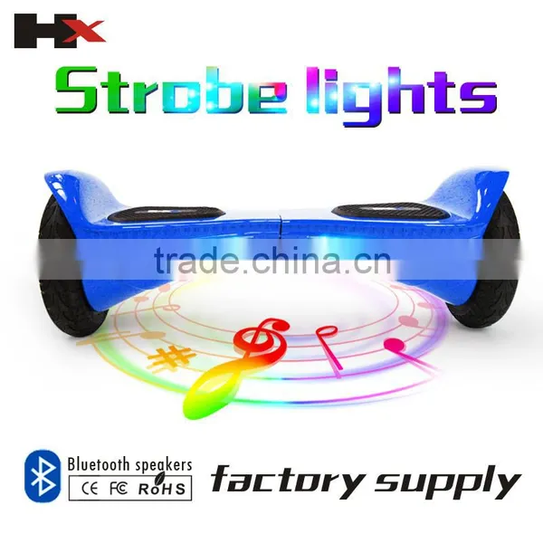 Strobe Light Two-wheel Self-balancing Smart Electric Scooter With Bluetooth Speaker photo-4