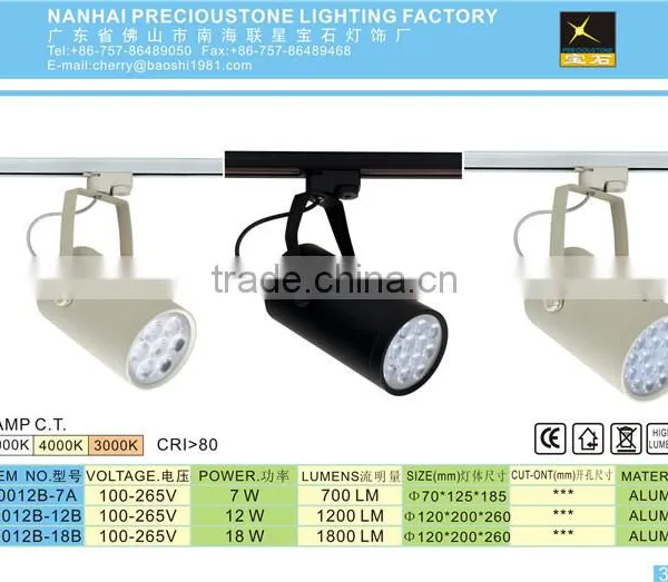China Factory Dimmable Led Track Lighting Cob 7W photo-3
