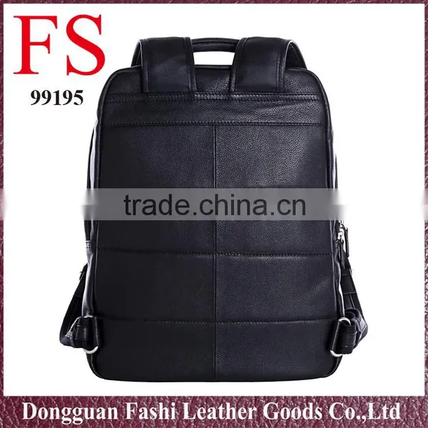 100% Genuine Leather Outdoor Hiking Backpack photo-3