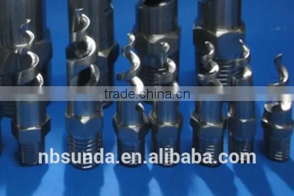 High Pressure Cleaning Stainless Steel Metal Plastic Spiral Water Jet Spray Nozzle photo-2