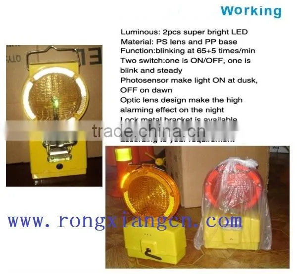 LED Traffic Solar Warning Flashing Light/Strobe Emergency Light photo-4