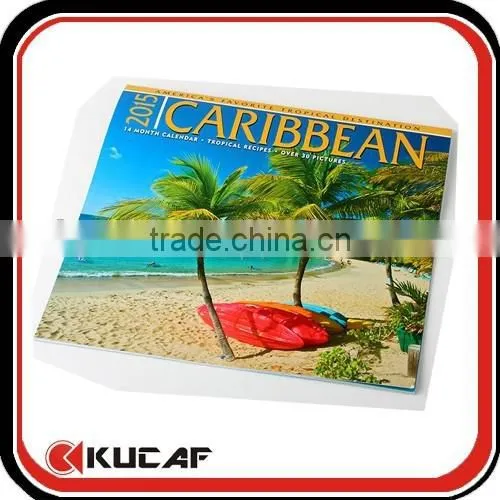 2016 Promotion Foldable Souvenir Monthly Wall Calendar to Print photo-2