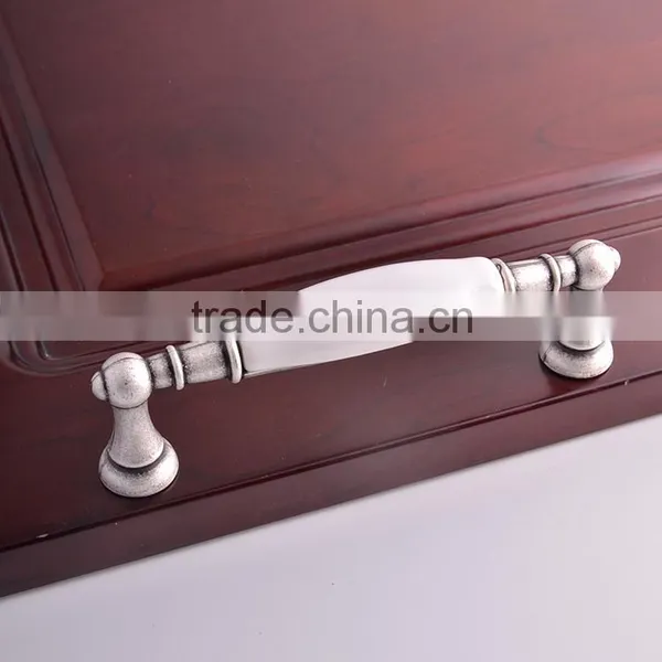 96mm 128mm Matt Sliver Polish Oriental American Vintage Style Home Office Pull Hardware Closet Dresser Handle photo-4