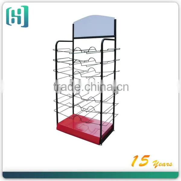 Metal Wholesale Table Mat Carpet Display Rack HSX-DR0352 photo-4