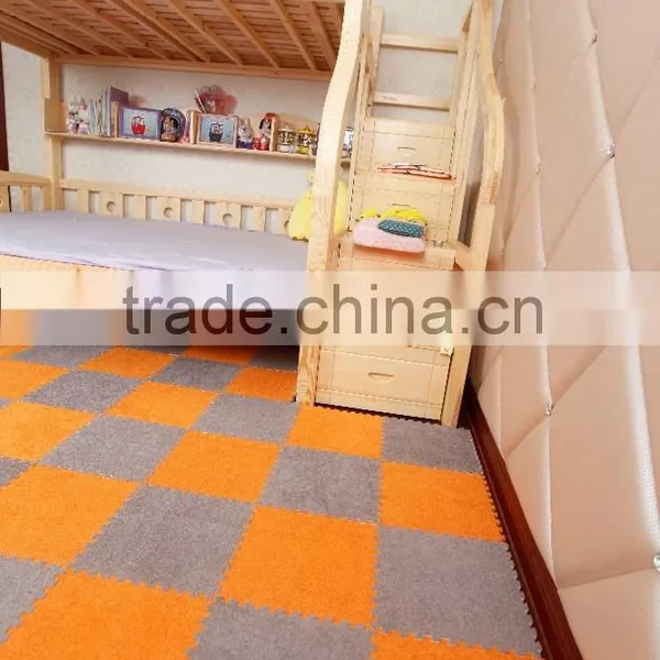 Warm and Easy to Clean Fabric Flooring Foam Mat photo-2