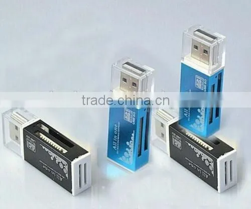 High Transmission Speed 4 In1 USB 2.0 Multi Memory Card Reader photo-3