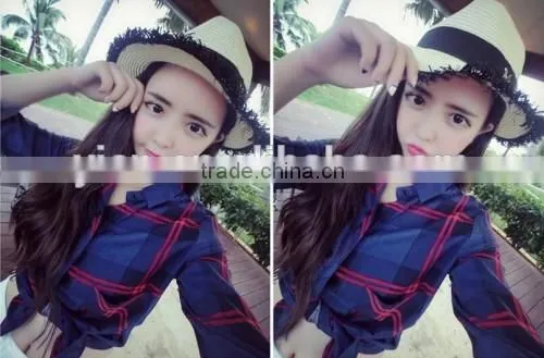 2016 High Quality Handmade Straw Hats Sun Hat Summer Hot Sale Original Beach Hats for Women photo-4