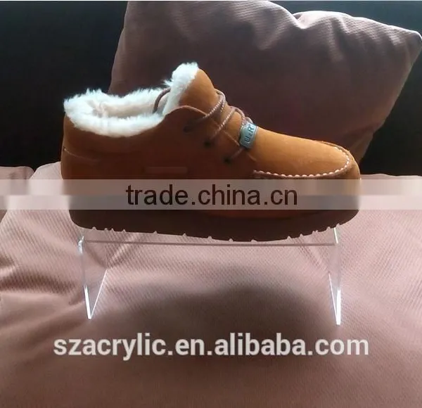Acrylic U Shape Shoe Display Stand Shoe Display Rack photo-2