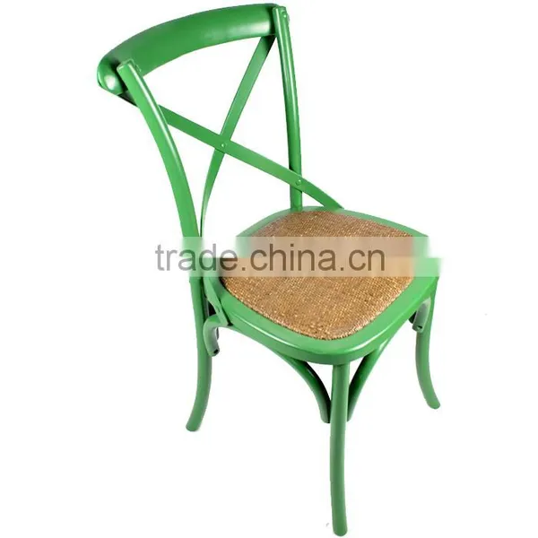 Wholesale Antique Oak Wood High Back Dining Chair With Backrest photo-5