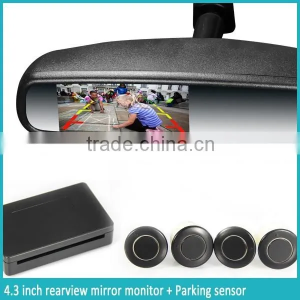 AK2043LAP4 BiBi Sound Radar Detector Auto Dimming and Display Reverse Germid Rearview Mirror photo-3