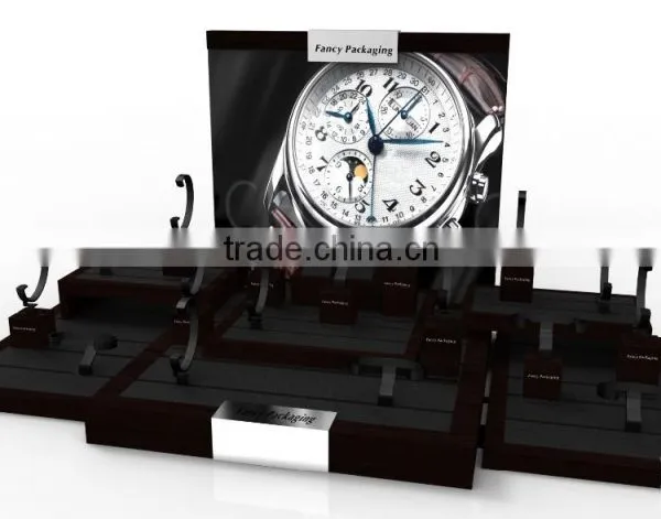 Factory Direct Sell Wood Display for Watch Wooden Watch Display Showcases