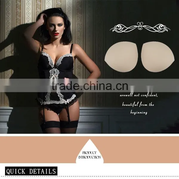 Sexy Women Push up Air Bra Silicone Bra Inserts for Breast Enhancer photo-4