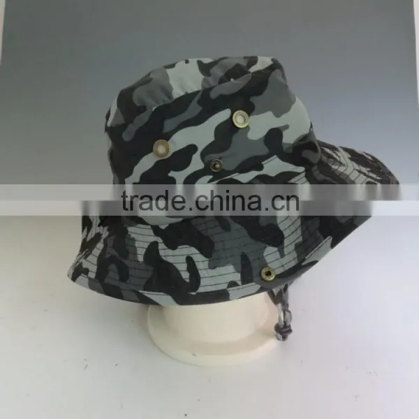 Custom Cheap Camouflage Bucket Hat photo-5