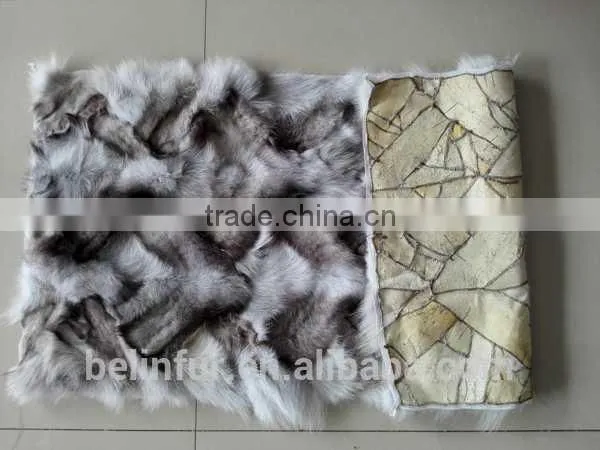 Best Quality Real Fox Fur Blanket Madein China photo-3
