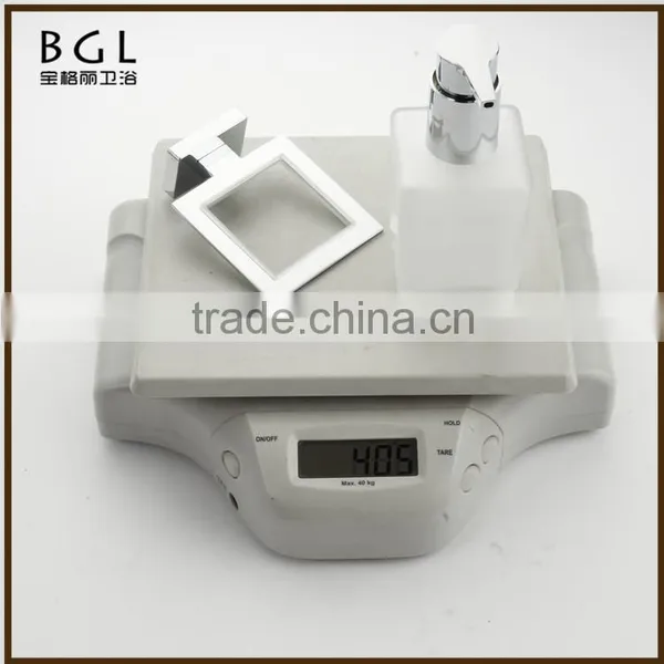 20738A Square Design Wall-mounted Zinc Alloy Soap Dispenser Bathroom Accessories photo-6