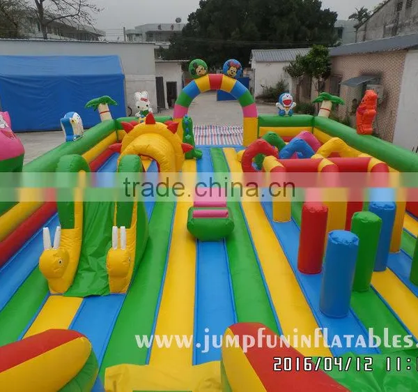 New Model Large Inflatable Fun Land for Chidlren,Inflatable Amusement Park Giant Obstacle Course Inflatable Theme Park photo-2