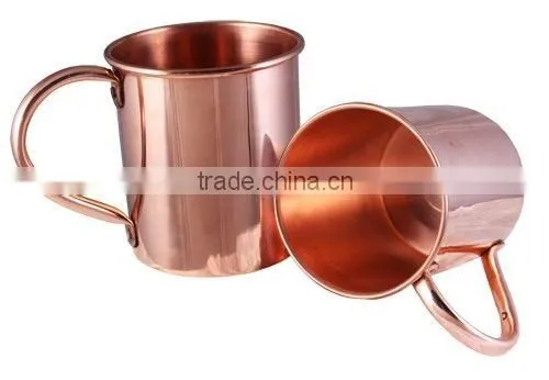 Copper Mug, Copper Mug for Vodka and Moscow Mule, Copper Moscow Mule Mug for Cocktail